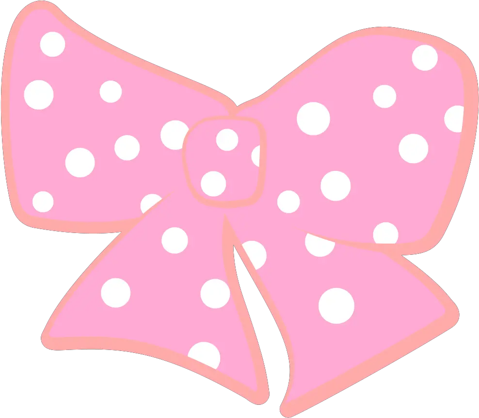 Bow With Polka Dots Svg Clip Arts Download Download Clip Pink Ribbon Polka Dot Png Dots Png