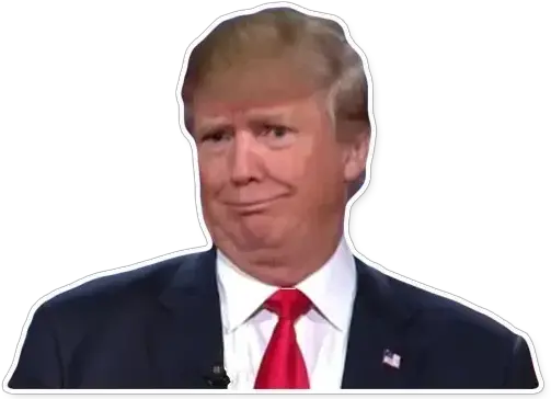 Trump Whatsapp Stickers Stickers Cloud Official Png Trump Head Transparent