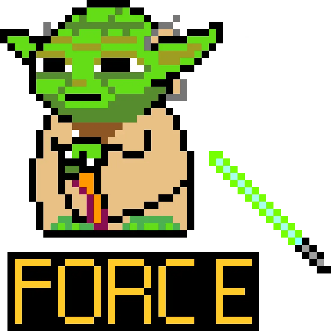 Download Yoda Starwars Project Yoda Perler Pattern Full Free Yoda Cross Stitch Pattern Png Starwars Png