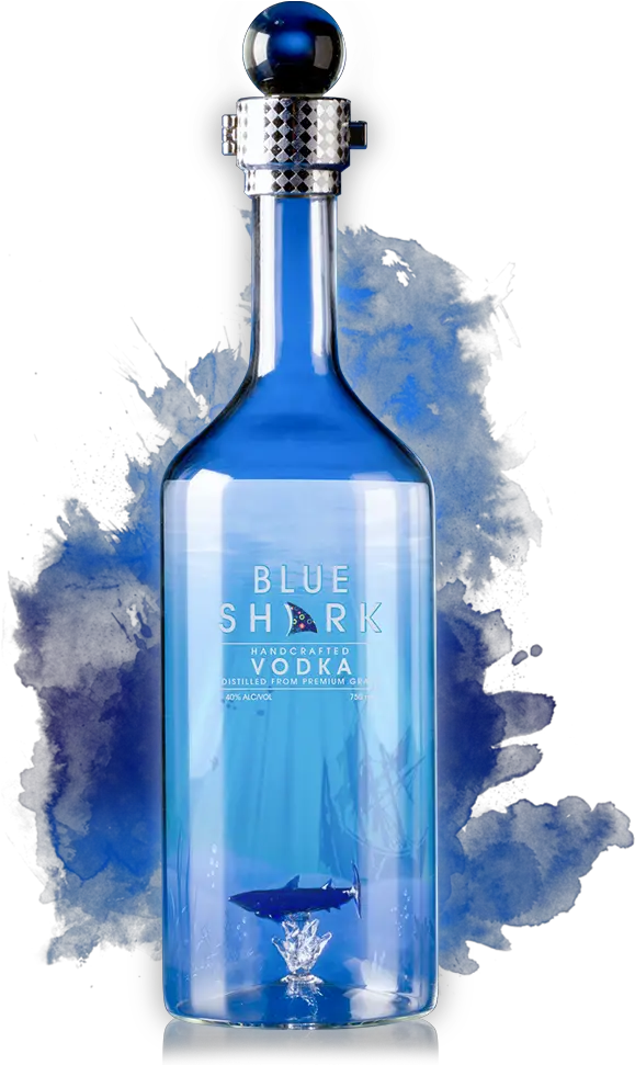 Budget Bartender With Blue Shark Vodka Shark Vodka Wilmington Nc Png Vodka Bottle Png