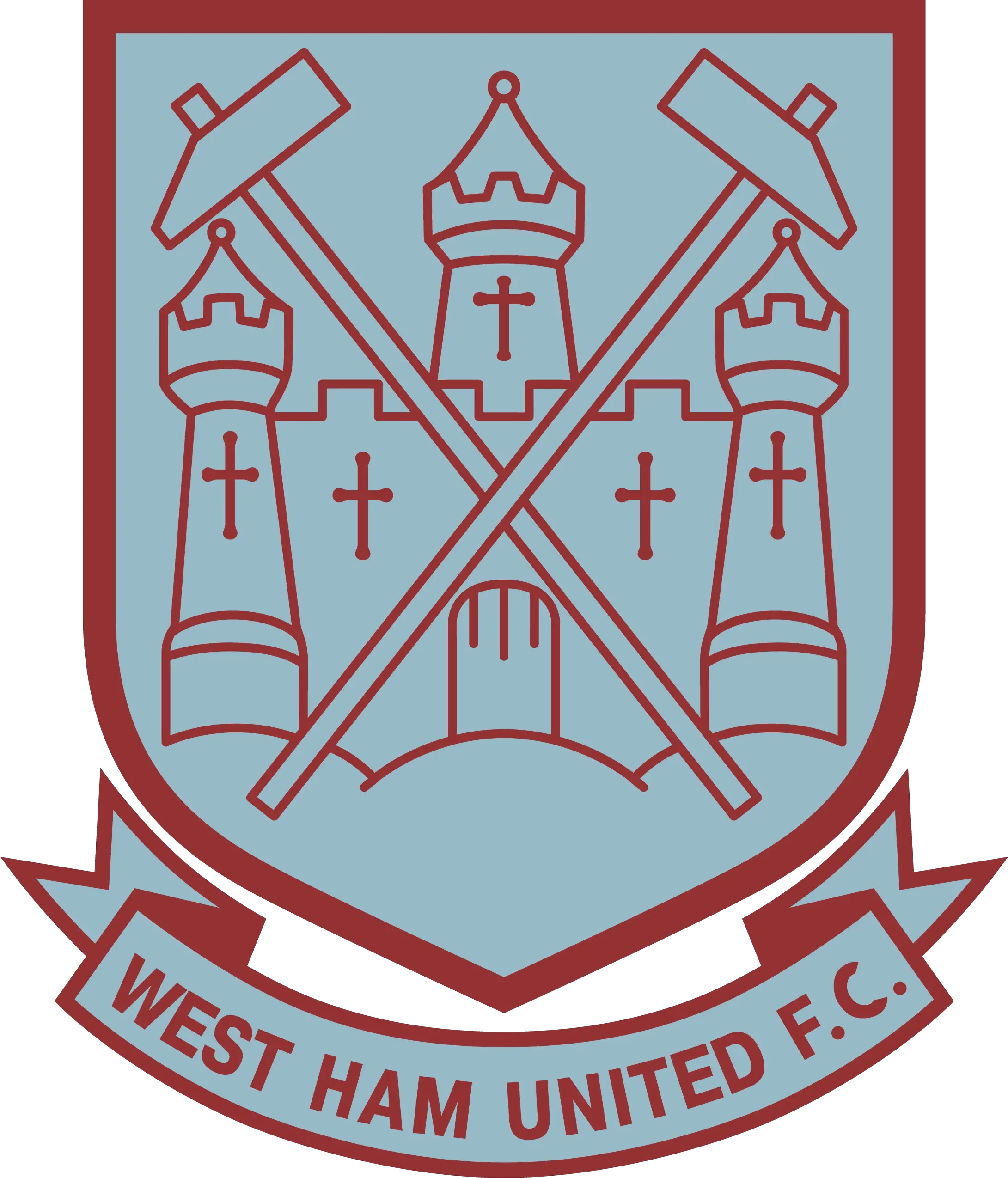 Download West Ham United West Ham United Old Badge Full West Ham United Logo Old Png Ham Png