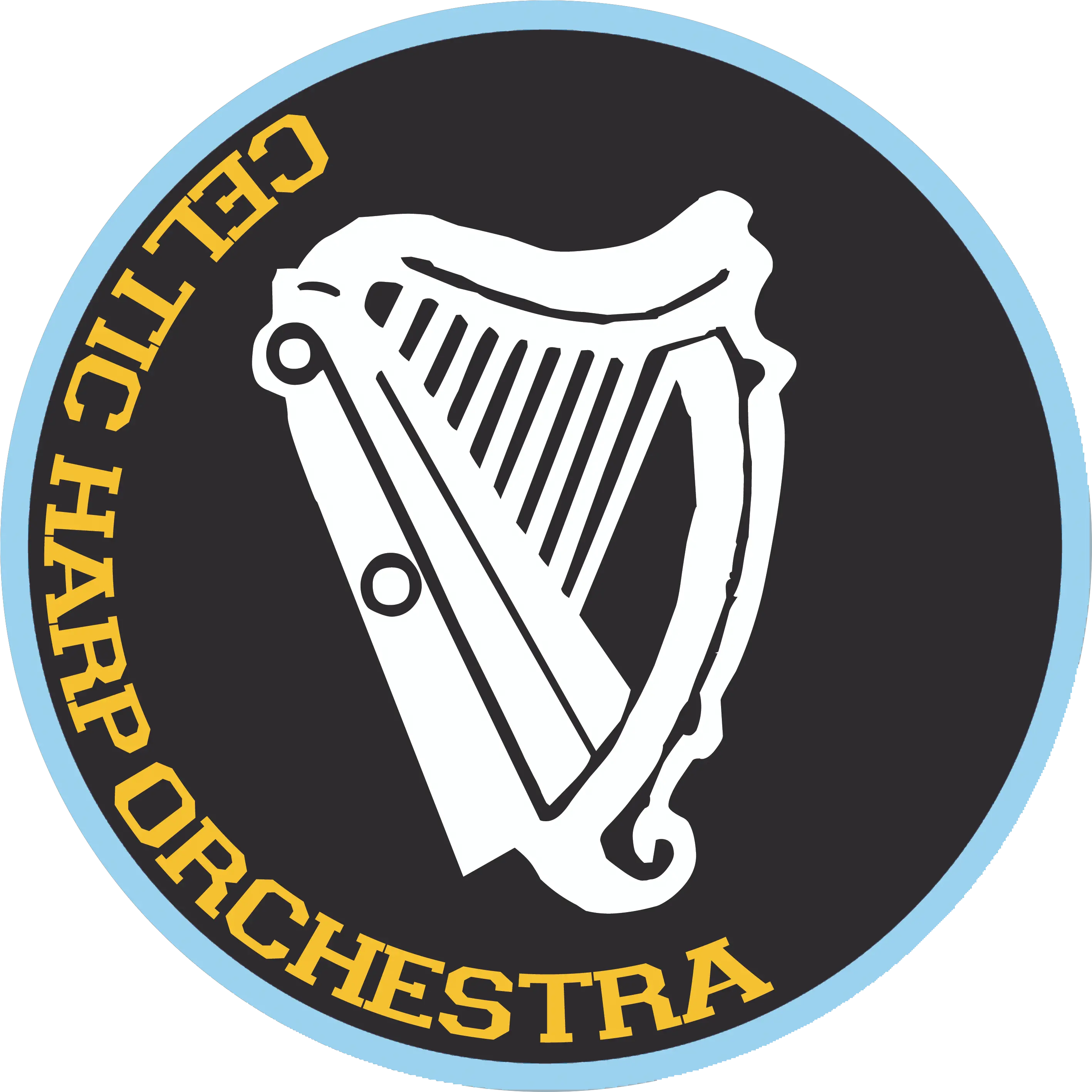 Irish Harp Png Celtic Harp Orchestra Merch Emblem Celtic Harp Harp Png