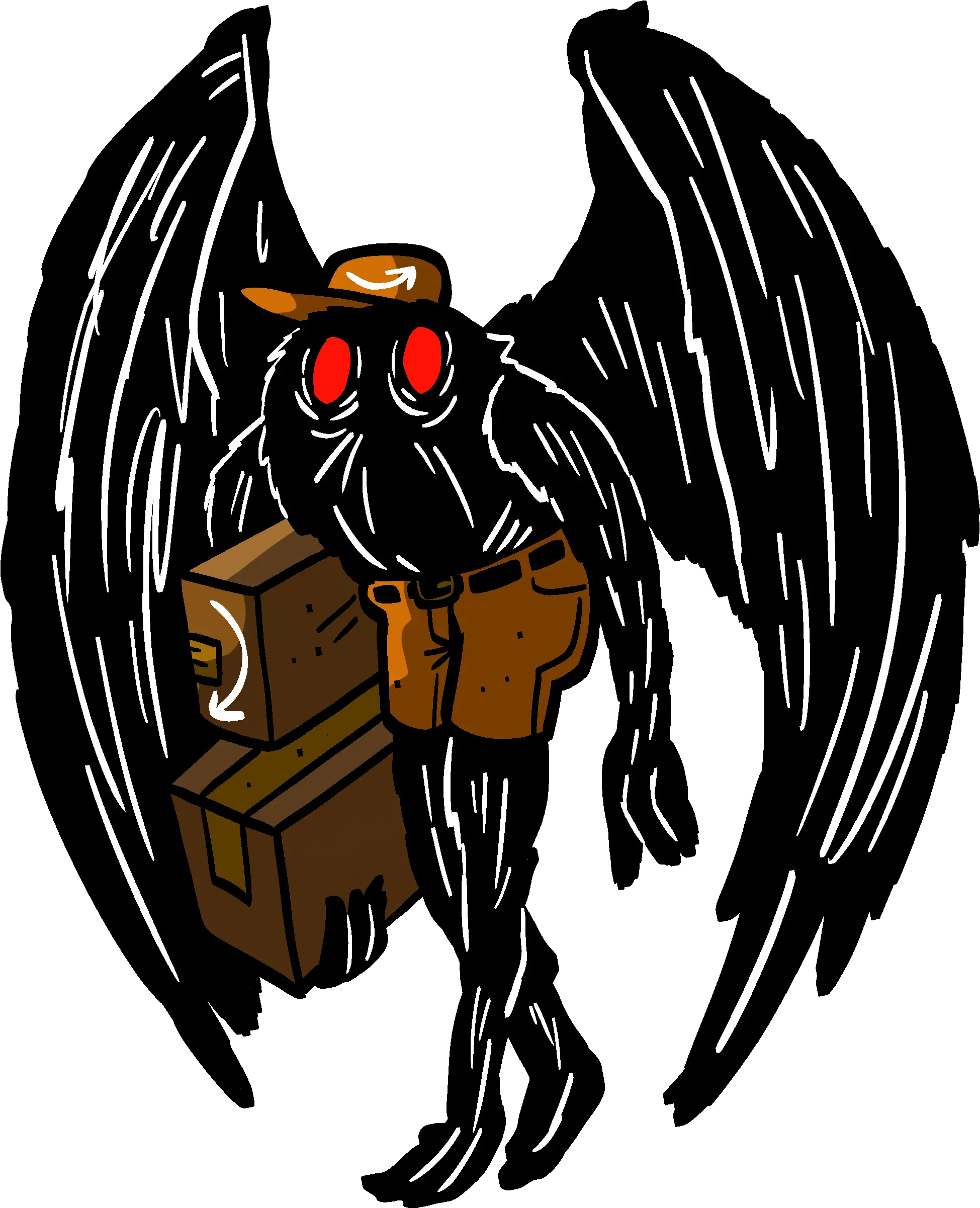 An Oral History Of Cryptid Currency Current Affairs Illustration Png Mothman Png
