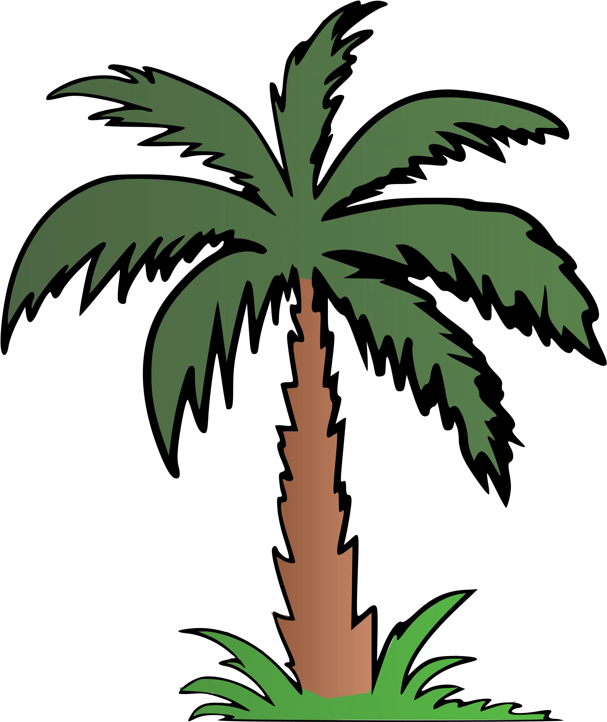 Download Palm Tree Clipart Terrestrial Plant Palm Tree Palm Tree Clipart Black And White Png Palm Tree Clipart Transparent Background png