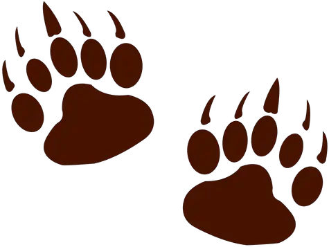 Transparent Png Svg Vector File Huellas De Oso Dibujo Footprints Transparent