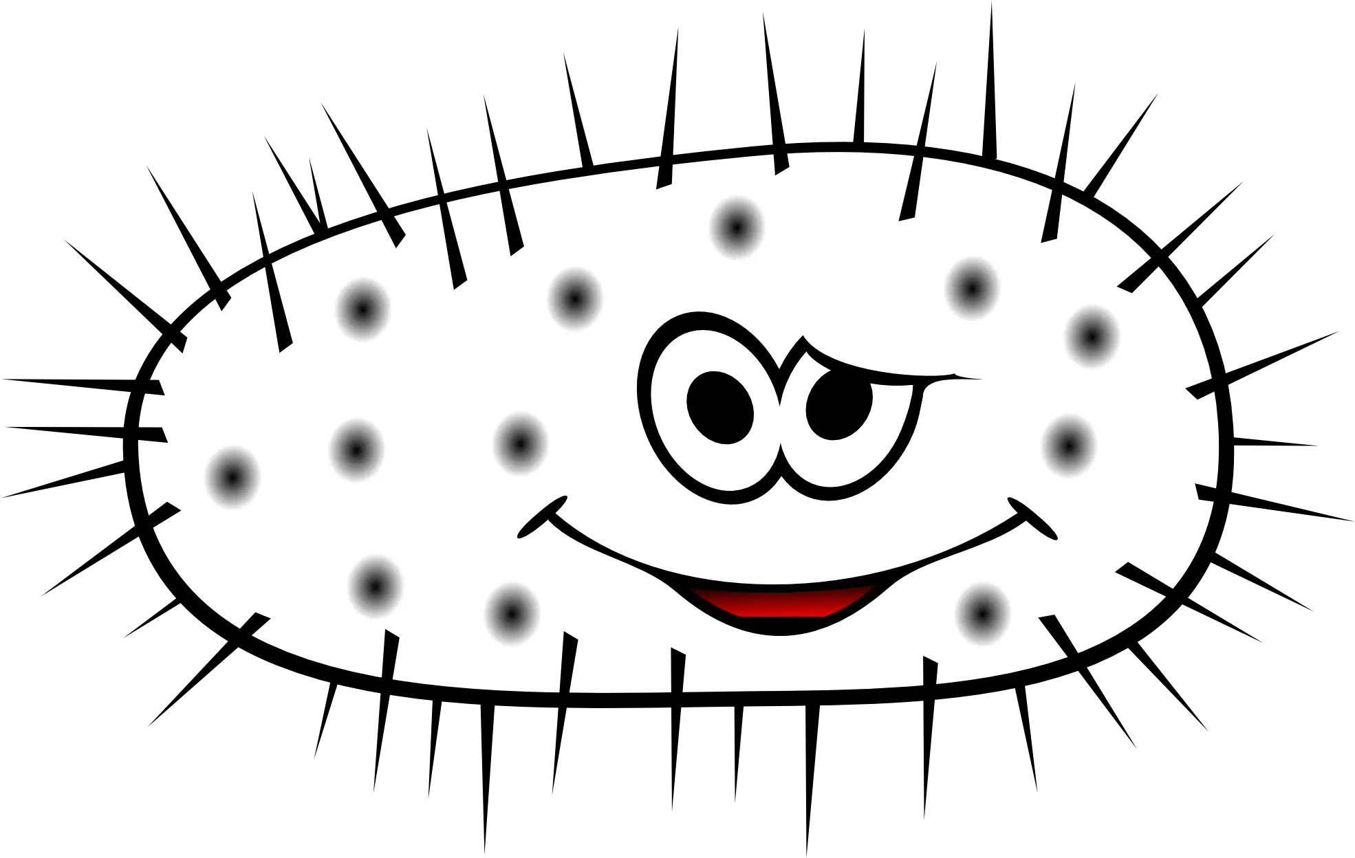 Free Bacteria Cliparts Png Download Germs Clipart Black And White Bacteria Transparent Background