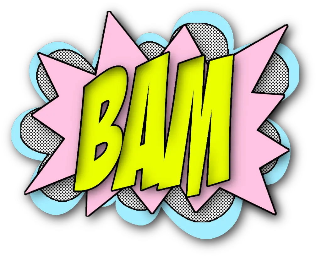 Superhero Bam Shoutout Fight Speechbubble Chatstickers Transparent Background Transparent Superhero Clipart Png Bam Png