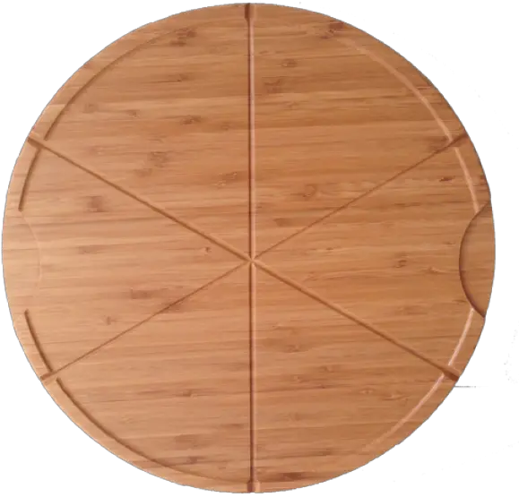 Round Bamboo Pizza Board Wooden Pizza Plate Png Wood Board Png