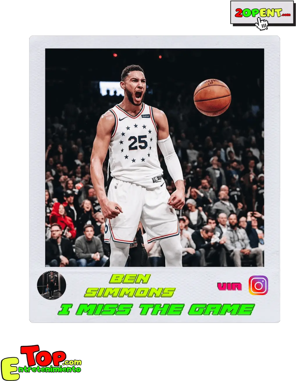 Ben Simmons Via Instagram 032520 Top Entretenimiento Png Giannis Antetokounmpo Png