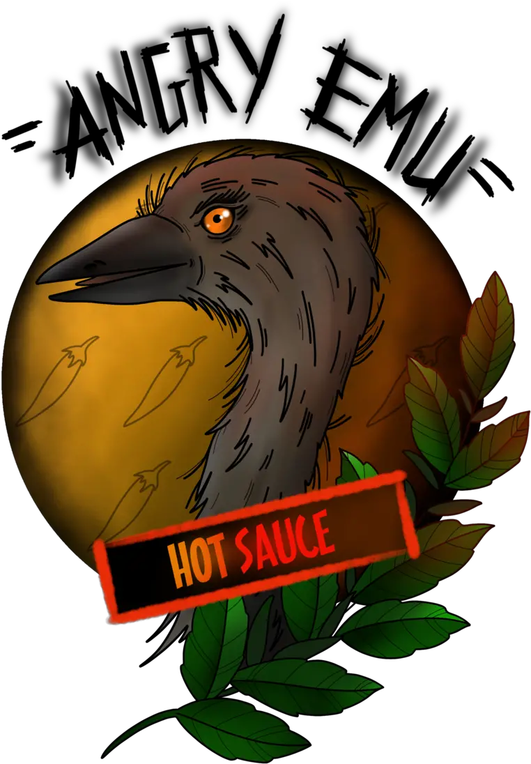 Angry Emus Hot Sauce Png