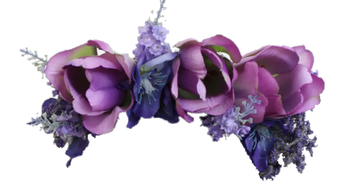 Flower Flowers Crown Flowerscrown Purple Grunge Tumblr Transparent Background Transparent Flower Crown Png Flower Crown Png png