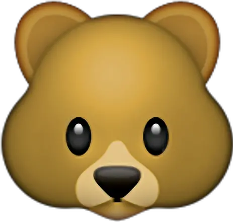 Emoji Emoticon Urso Emoticonurso Iphone Bear Emoji Png Emoji Pngs