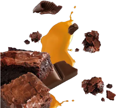 Best Caramel Brownies Chocolate Caramel Brownies Png Chocolate Splash Png