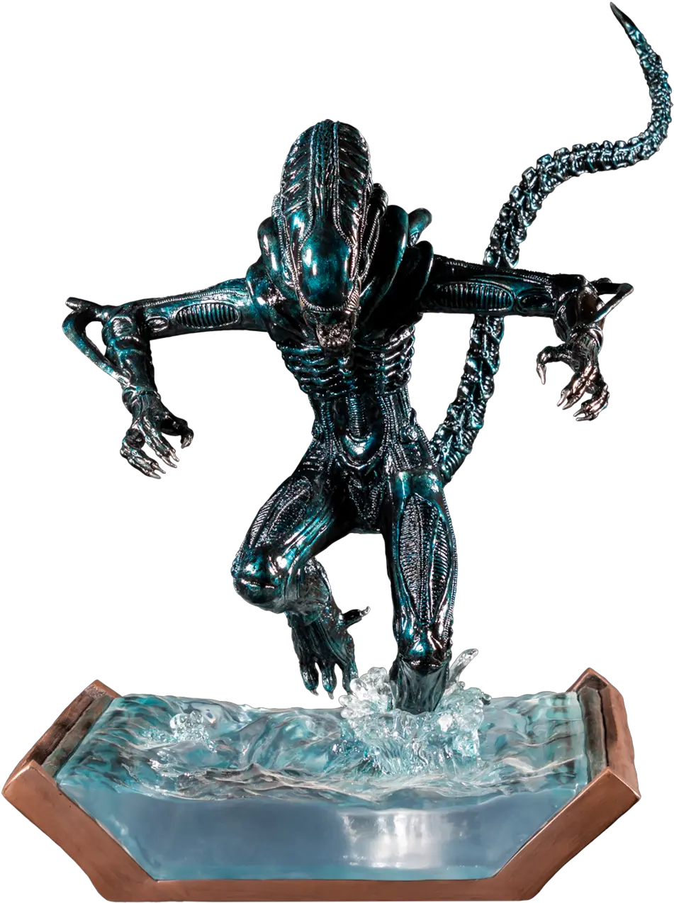 6 Scale Alien Statue Aliens Water Attack Statue Png Xenomorph Png