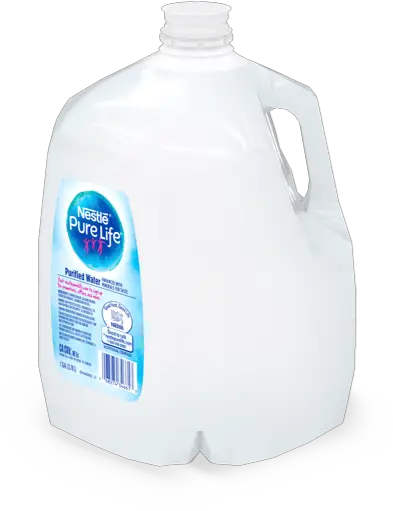 1 Gallon Purified Bottled Water Nestle Pure Life Water Gallon Png Water Jug Png