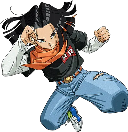 Download Android 17 Png Dragon Ball Z Android 17 Png Android Transparent Background