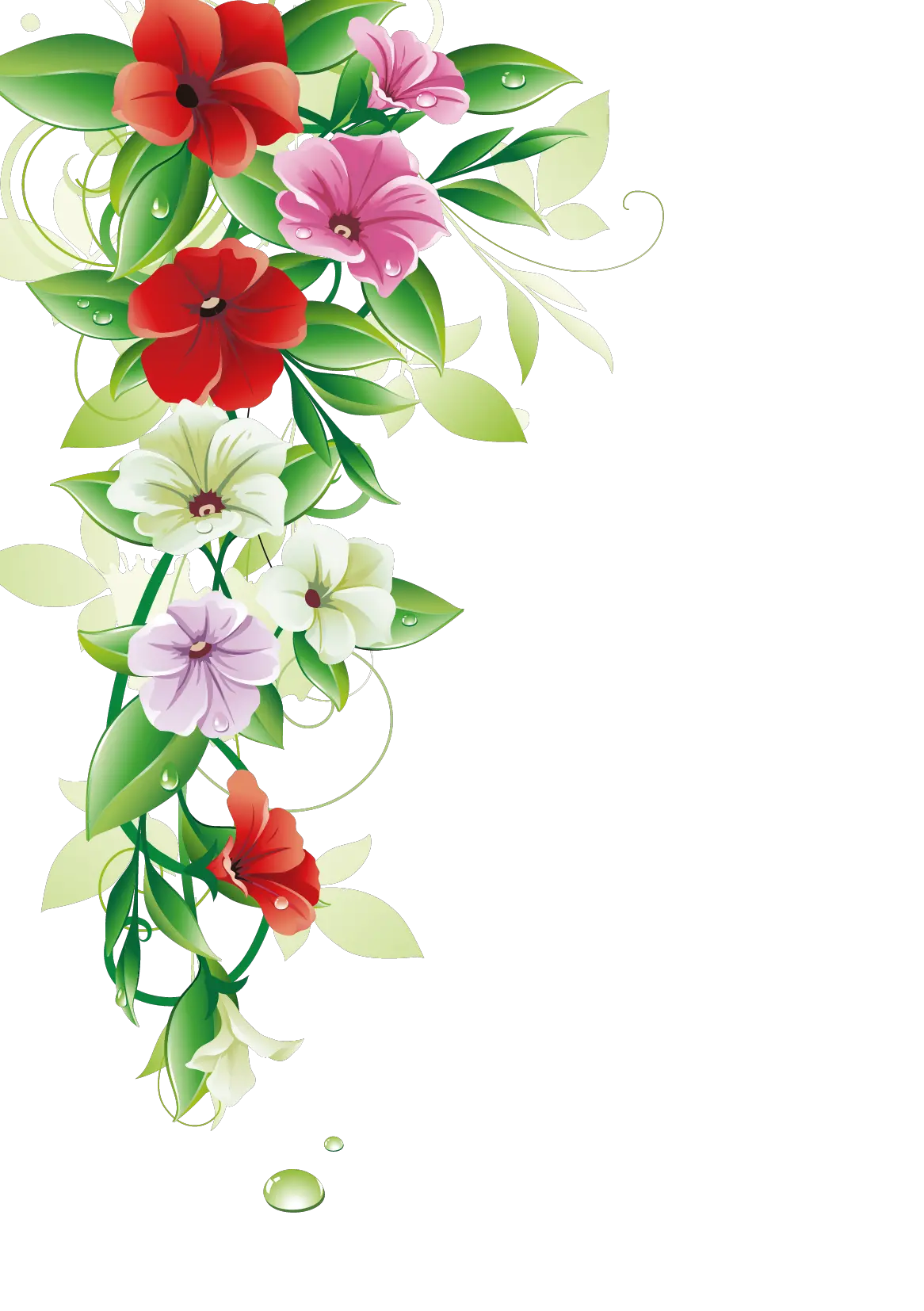 Download 1166 X 1654 9 Flower Border Vector Png Png Image Border Flower Design Png Border Vector Png png