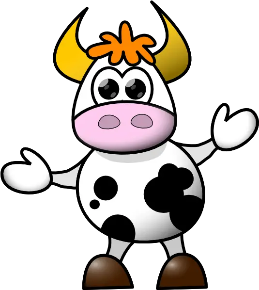 Cow Clipart 2 Frpic Animated Clip Art Cows Png Cow Clipart Png