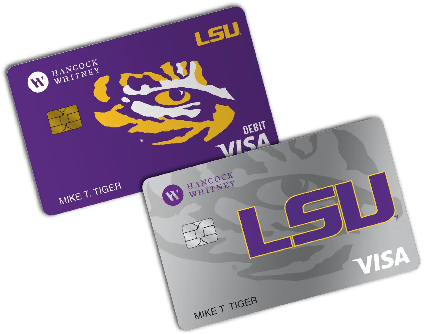 The Lsu Debit U0026 Credit Cards Are Now Available Lsu Eye Of The Tiger Png Lsu Logo Png