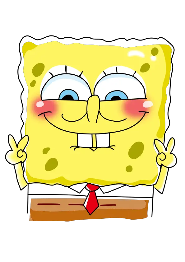 Spongebob Hand Png