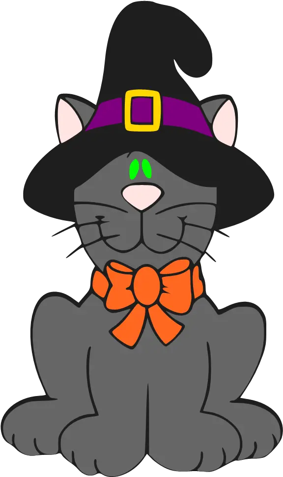 Cartoon Halloween Cat Png Clipart Halloween Cat Halloween Cat Png png
