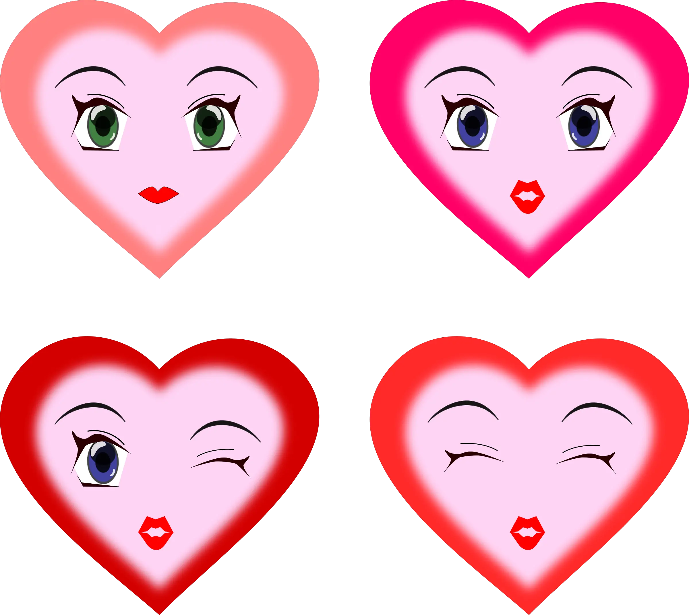 Cartoon Heart Png Heart Faces Clip Art Cartoon Hearts Heart Smiley Faces Clip Art Heart Cartoon Png png