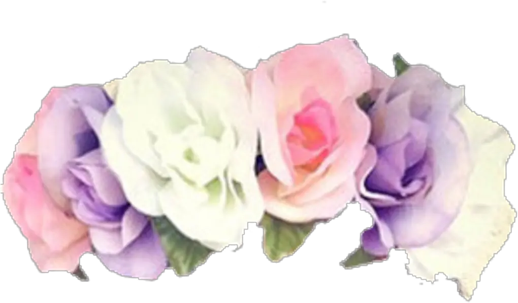 Download Flowers Flower Floral Crowns Crown Roses Rose Pastel Flower Crown Transparent Png Flower Crown Png Transparent png