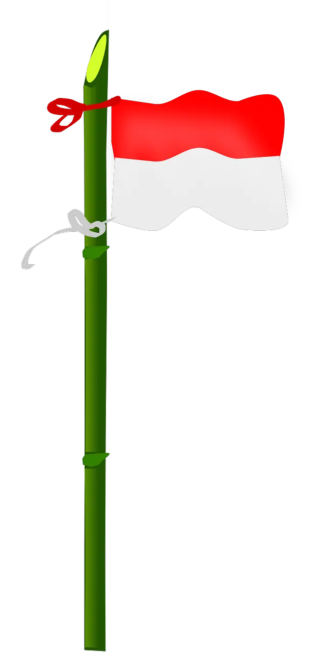 Flagpole Bamboo Flag Free Vector Graphic On Pixabay Indonesian Flag Clip Art Png Flag Pole Png png