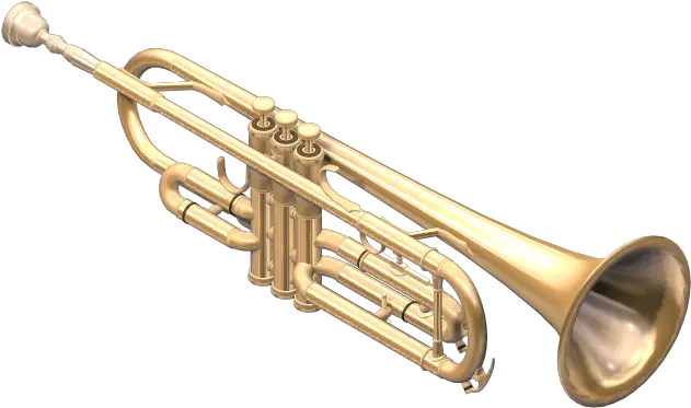 3d Max Trumpet Cadblocksfree Cad Blocks Free Png Trumpet Transparent