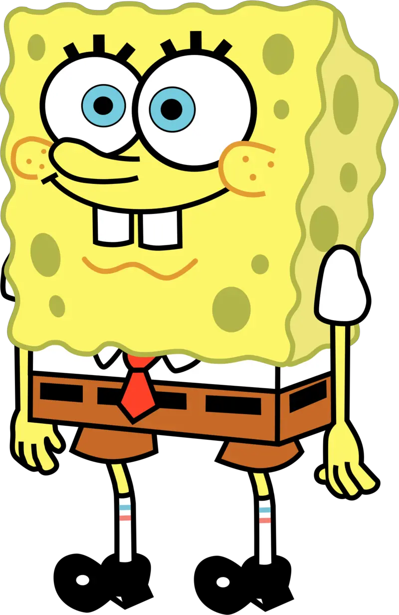 Spongebob In A Towel Png