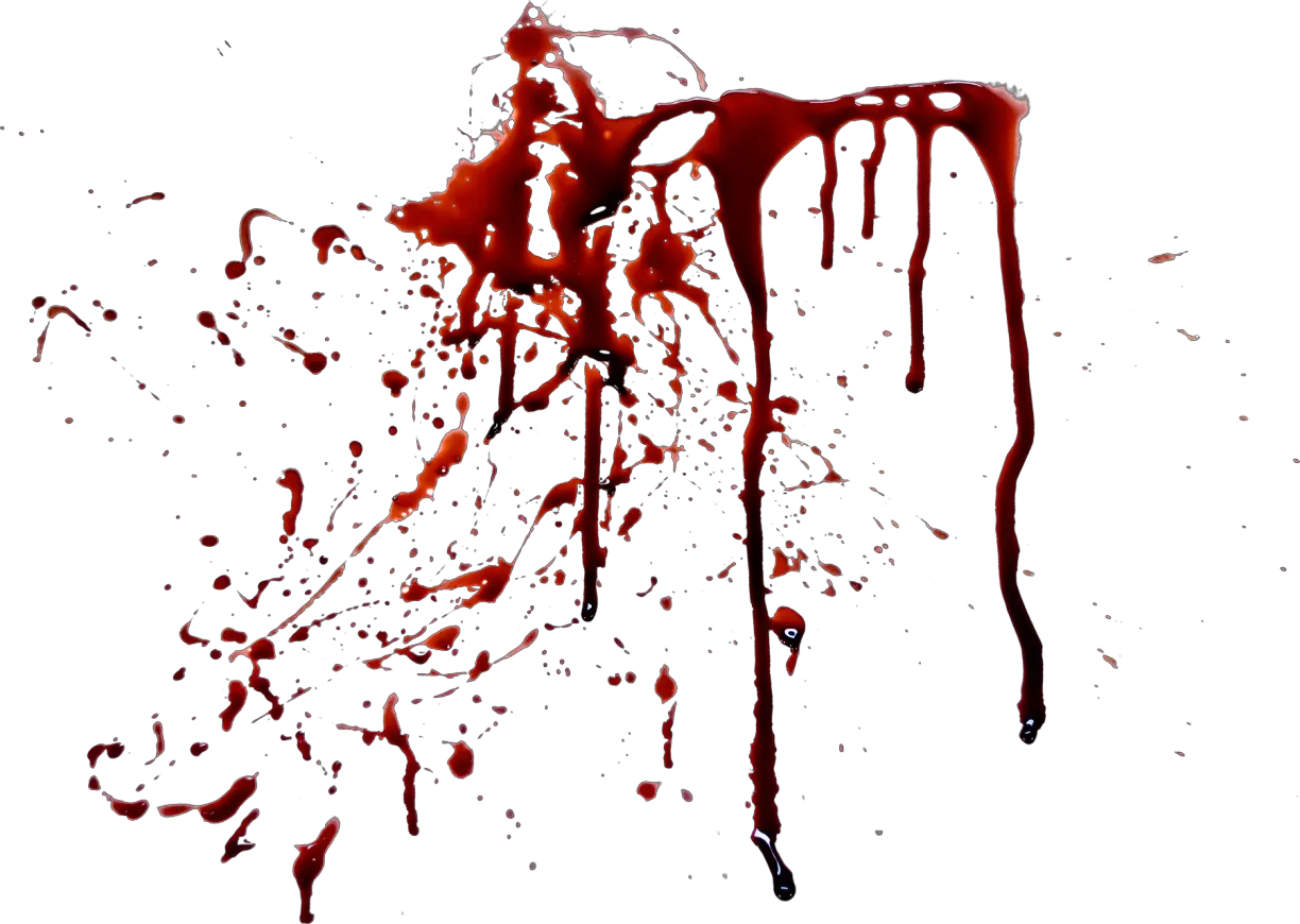Blood Splatter Cartton Png