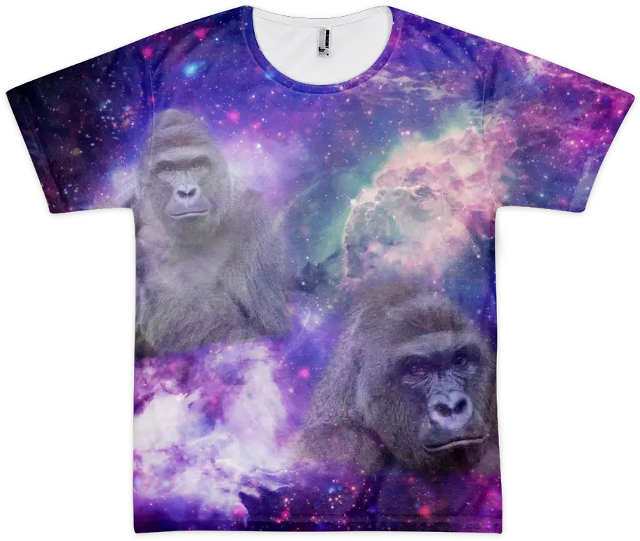 Galaxy Harambe T Shirt Galaxy Wallpaper Ipad Air 2 Png Harambe Transparent