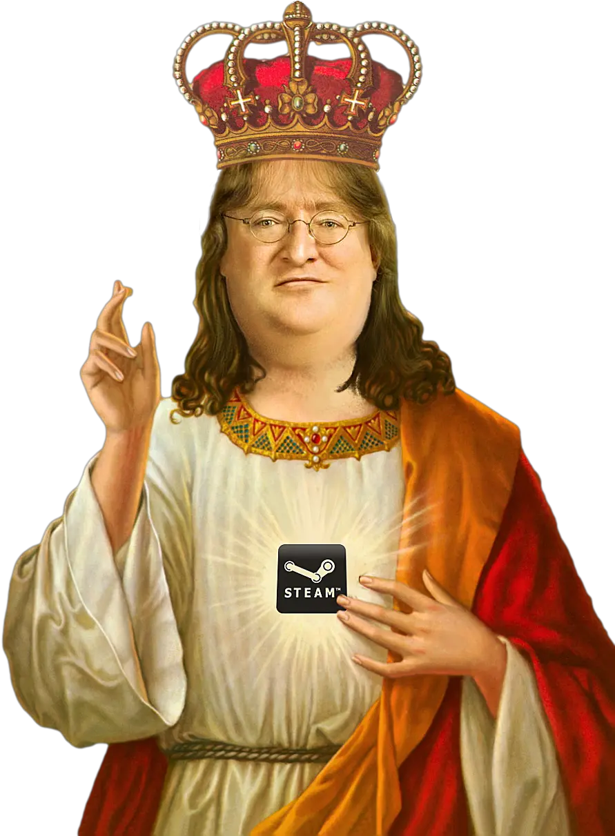 Gabe Newell Lord Gaben Png Gabe Newell Png