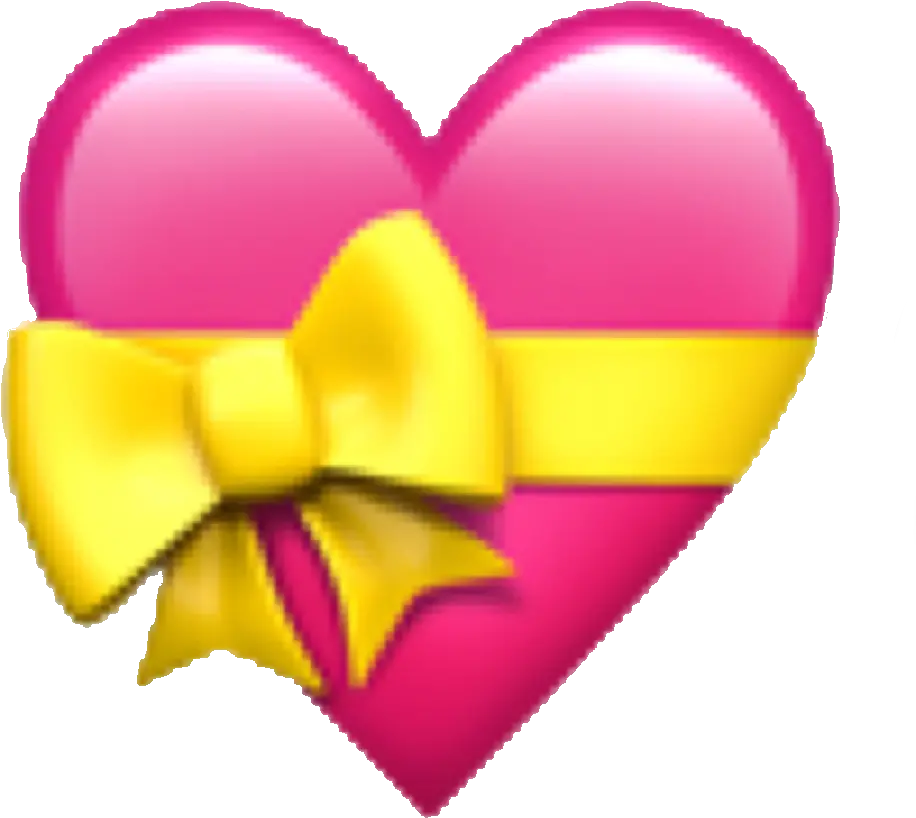 Download Hd Hearts Emojis Emojisticker Emojiheart Heart Heart With Bow Emoji Png Heart Emojis Png png