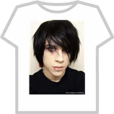 Awesome Emo Hair Roblox First Roblox T Shirt Png Emo Hair Png