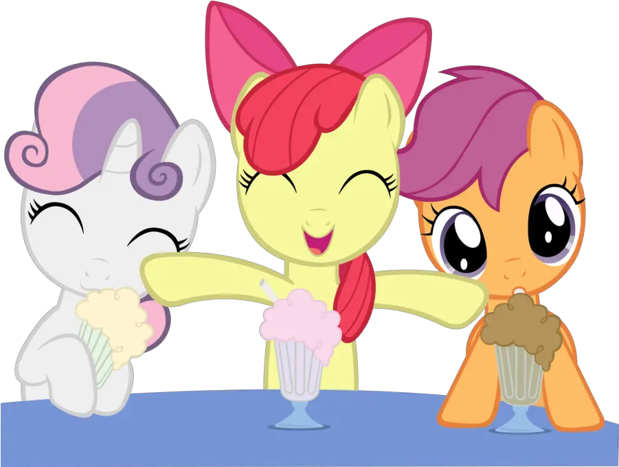Cutie Marks Crusaders Milkshake Vector Know Your Meme Png Toothless Icon