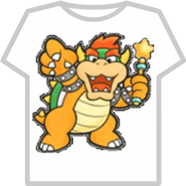 Paper Bowsertransparent Background Roblox T Shirt Roblox Robux Png Paper Transparent Background