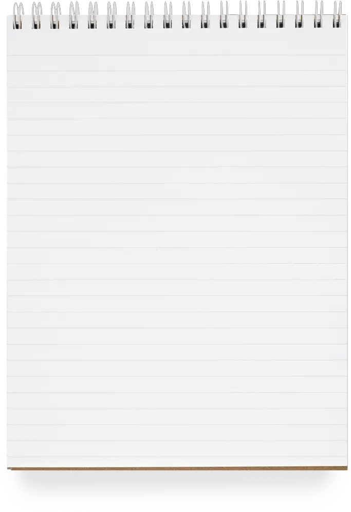 District Notepad Horizontal Png Note Pad Png