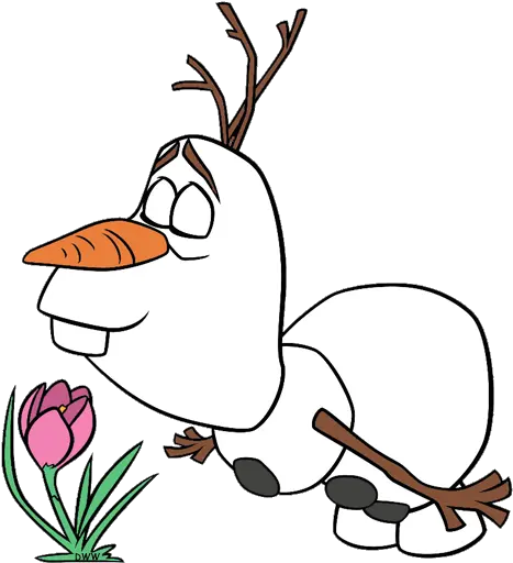 Olaf From Frozen Clipart Free Image Cartoon Olaf Frozen Png Olaf Transparent