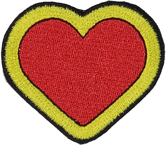 Primary Heart Sticker Patch Heart Png Heart Sticker Png