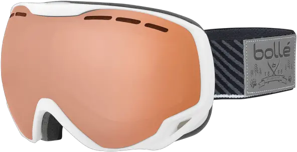 Bolle Emperor White Stripes Bolle Goggles Png White Stripes Png