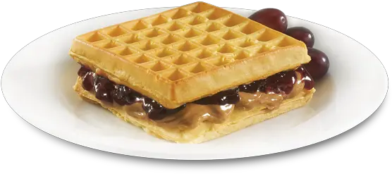 Peanut Butter And Jelly Waffles Belgian Waffle Png Waffles Png