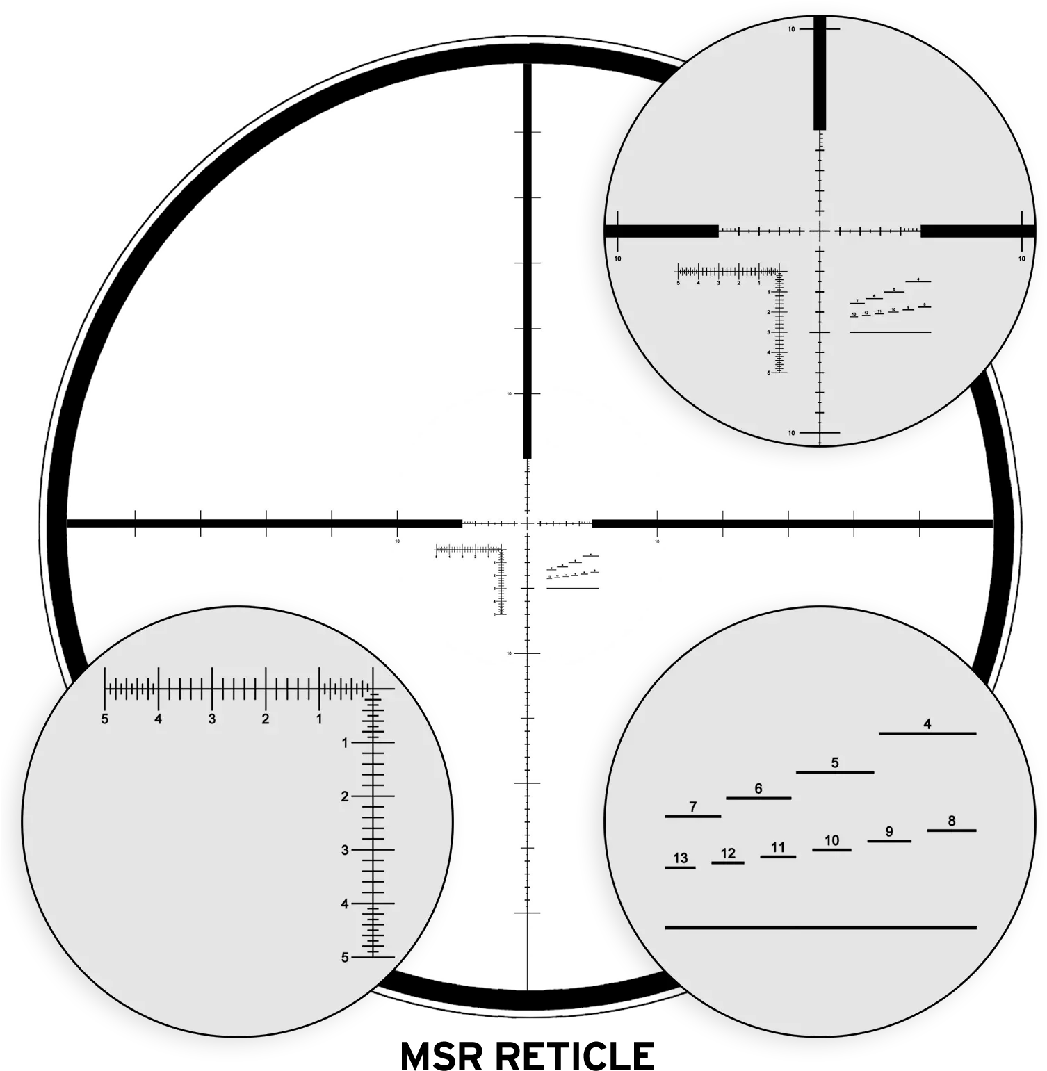 Spf Steiner M5xi Military Ffp Scope 5 25x56 Msr 5550 New Steiner M5xi Msr Png Reticle Png