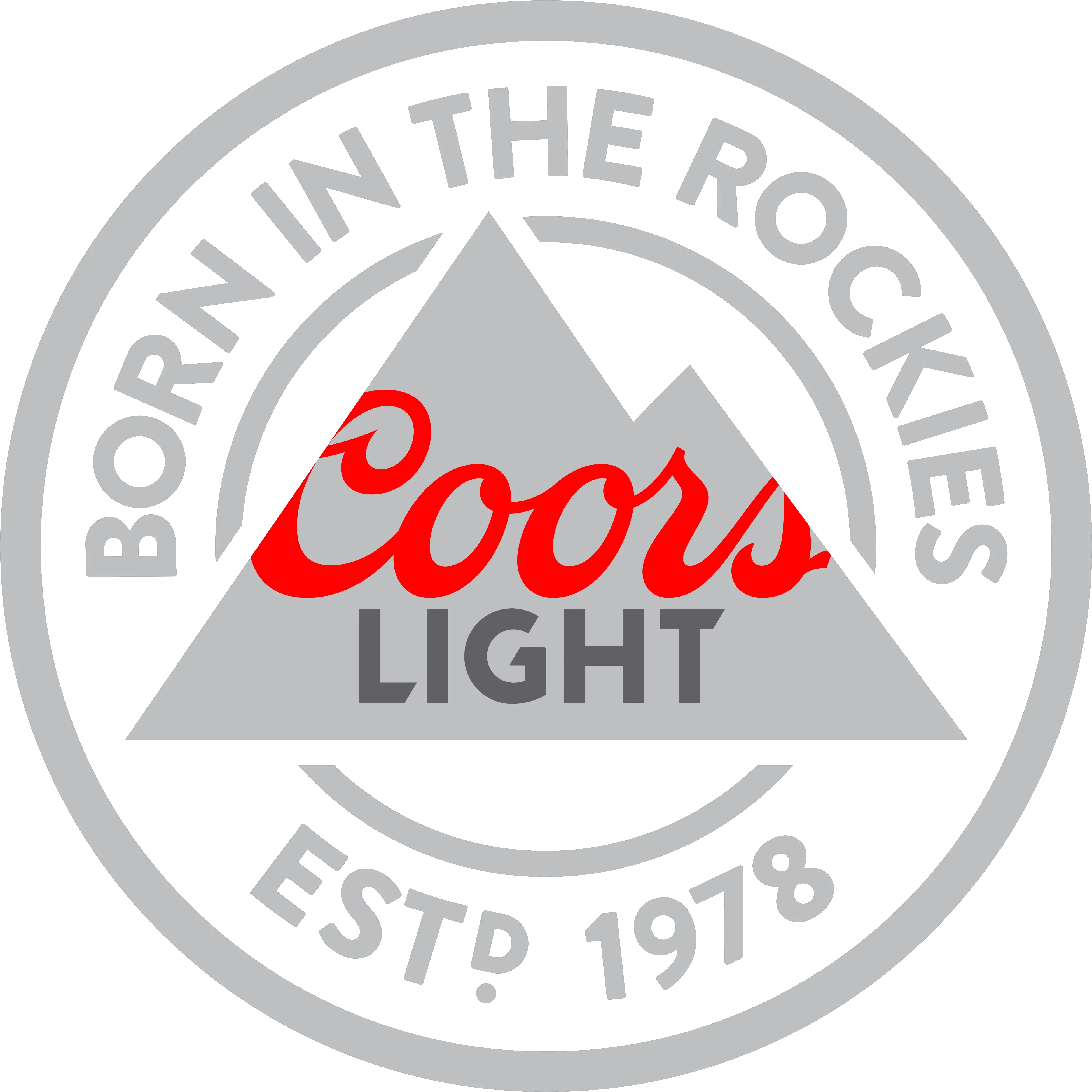 Coors Light Logo Round Transparent Png Coors Light Coors Light Png