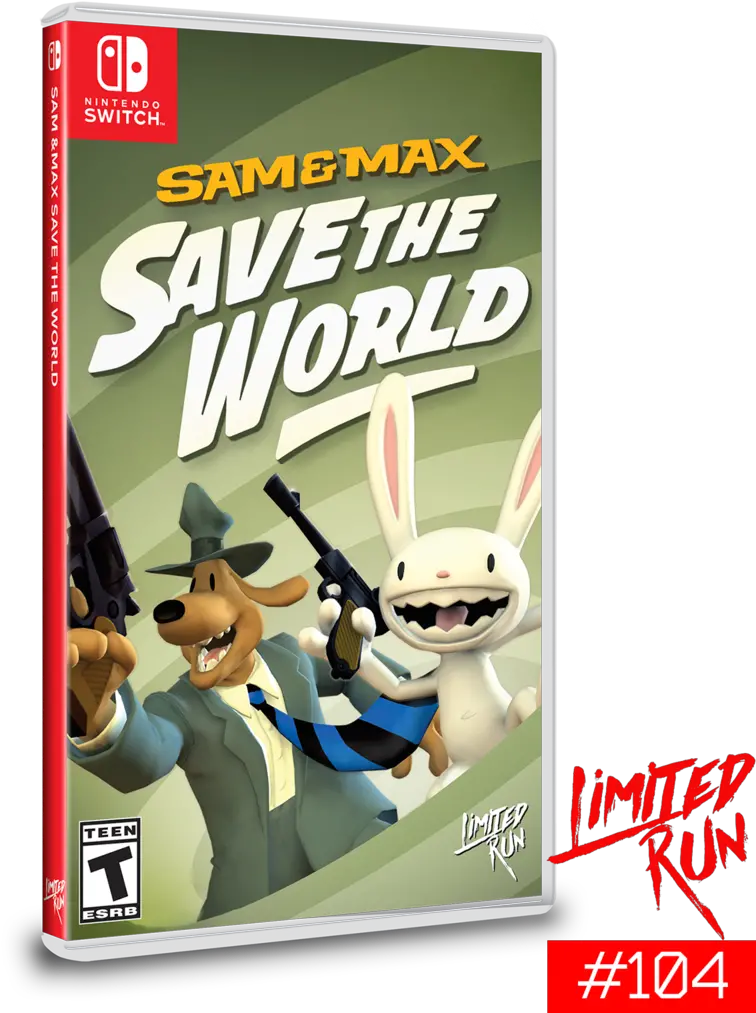 Limited Run Games Sam And Max Save The World Remastered Cover Png Genji Dragon Blade Icon