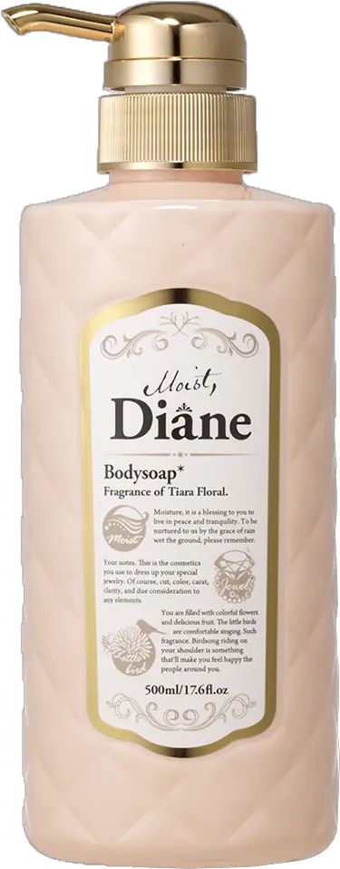 Moist Diane Bodysoap Fragrance Of Tiara Floral 500ml Png