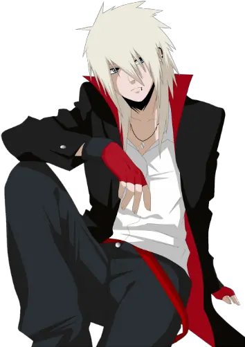 Naruto Oc Male White Hair Transparent Naruto With White Hair Png Naruto Hair Png