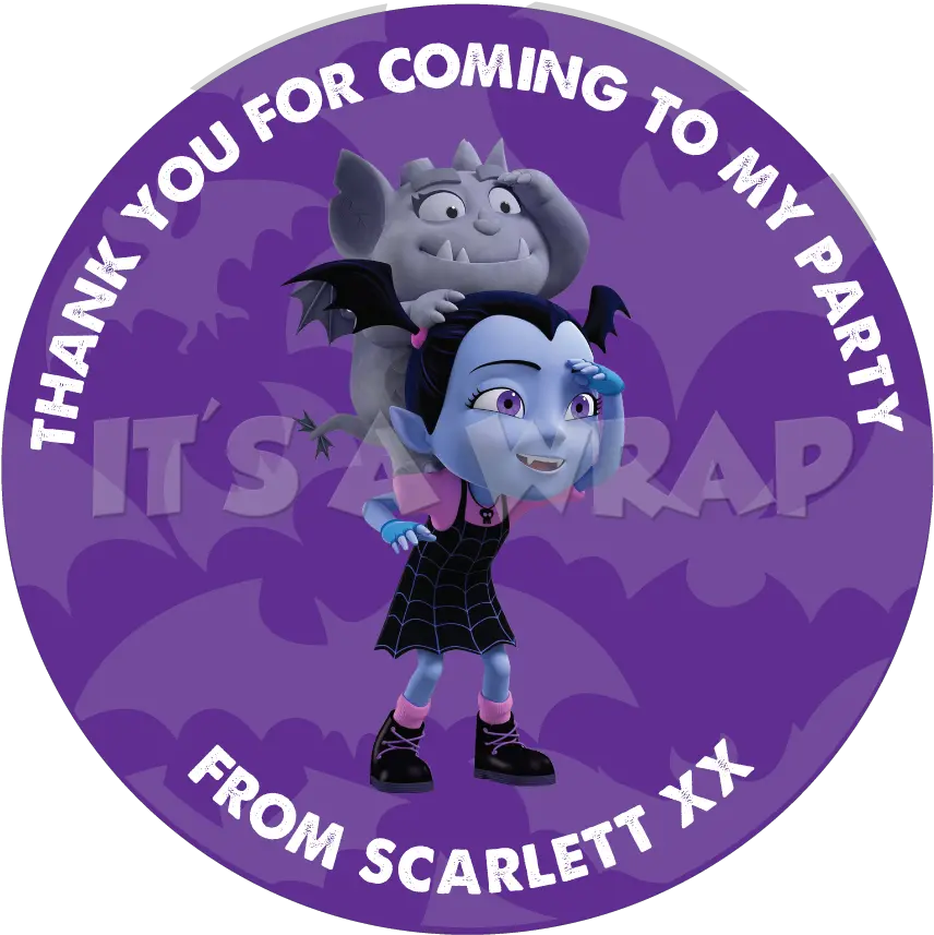 Vampirina Sweet Cone Stickers Kaskus Png Vampirina Logo