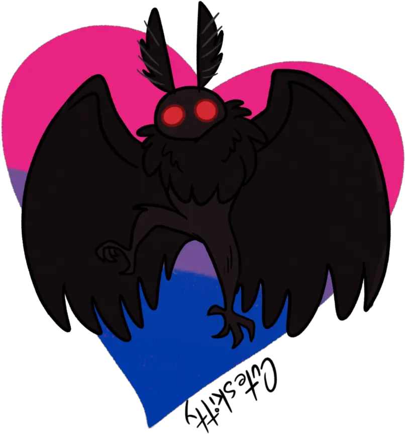Mothman Pride Tumblr Cryptozoology Png Transparent