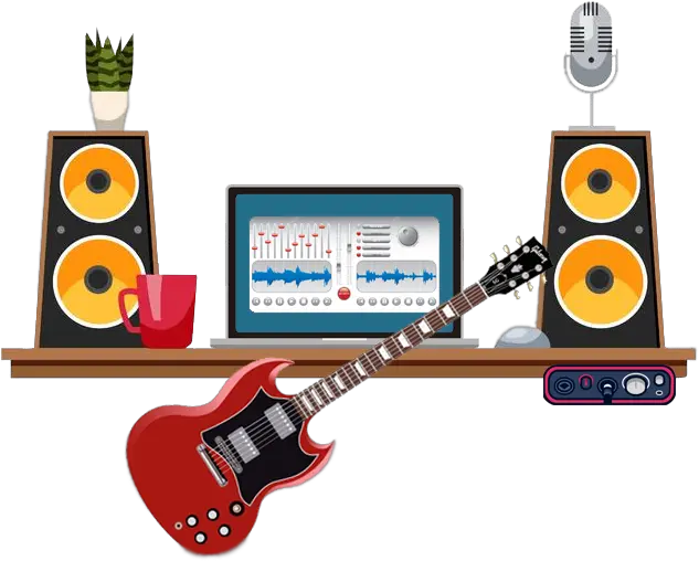Home Reampingit Music Production Vector Png Music Studio Icon